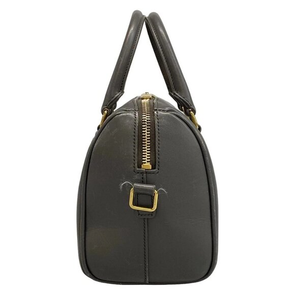 SAINT LAURENT PARIS Baby Duffle 400422 Gray Leather Handbag - Picture 4 of 15